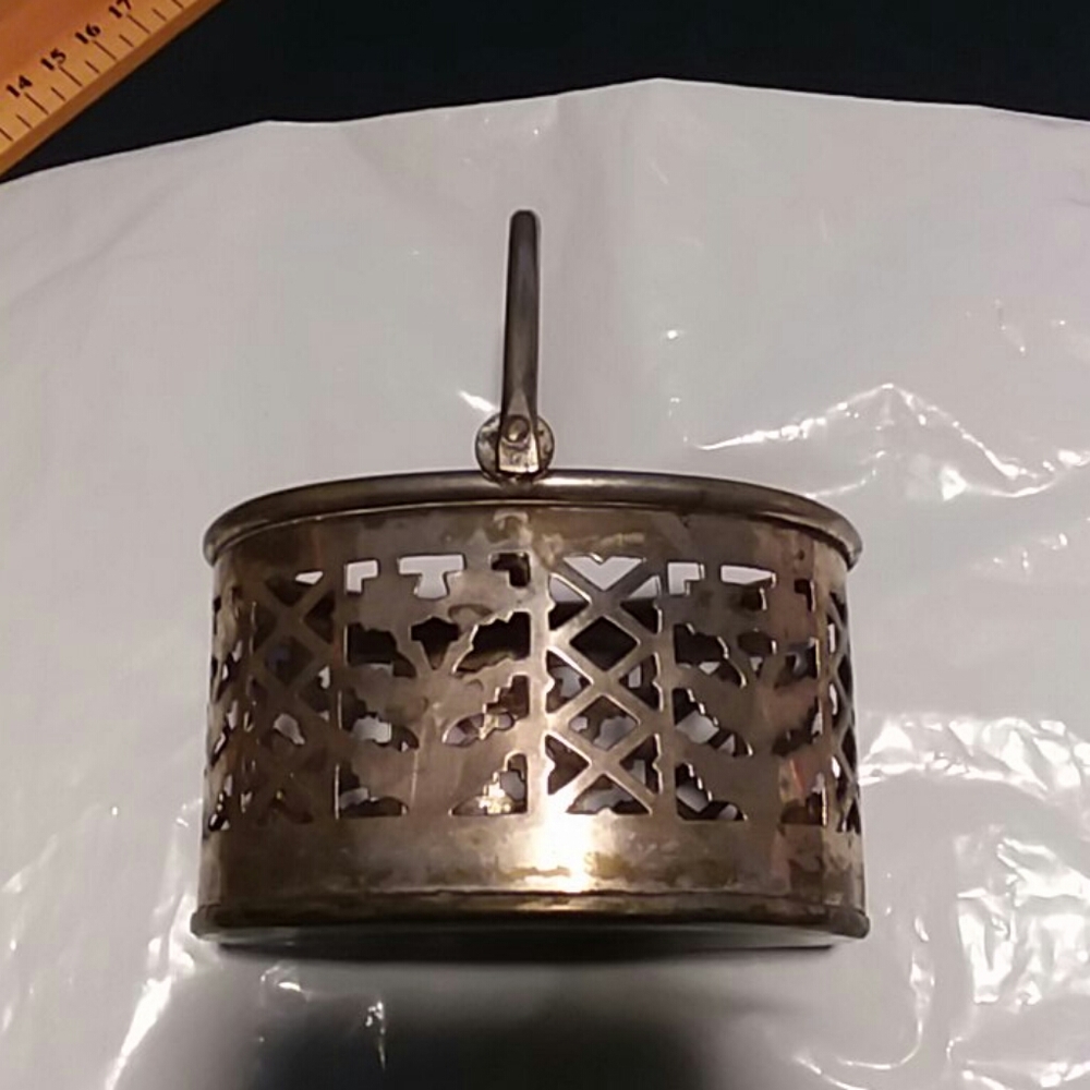Old Silver Plate Basket